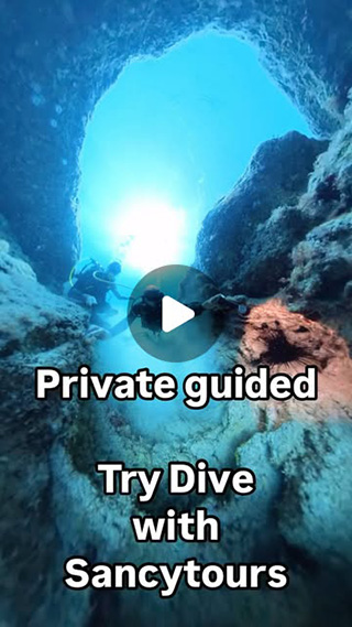 private scuba dive, try dive cyprus, discover scuba diving