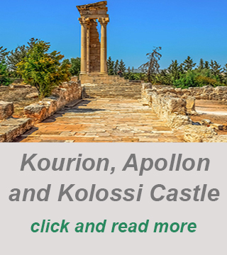 kourion cyprus, kolossi castle limassol